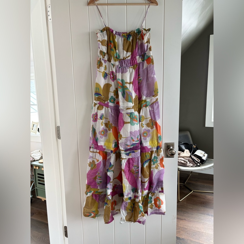 Anthropologie Multicolor Smocked Dress - Picture 2 of 4